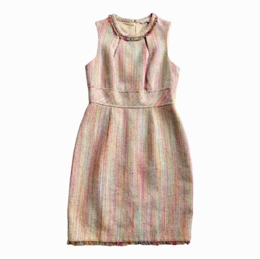 Trina Turk‎ Multi-Color Silk Blend Sleeveless Dress Size 8